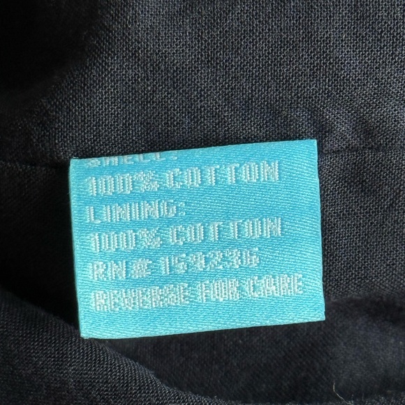 J Mclaughlin Sleeveless Eyelet Navy Lined Top 100% Cotton Size Small - Picture 8 of 9